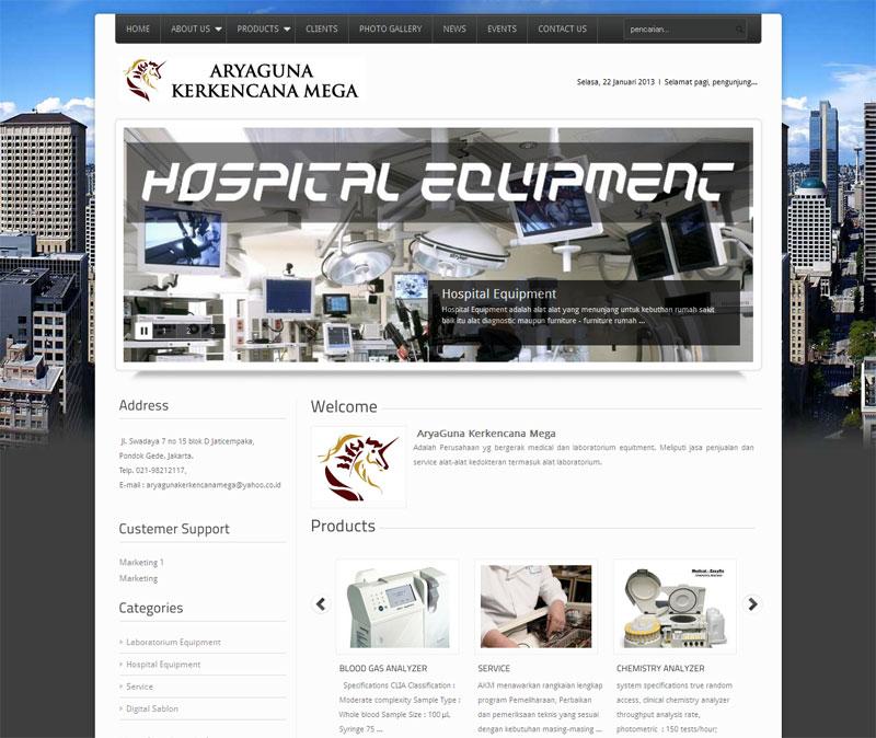 Launching Website AryaGuna